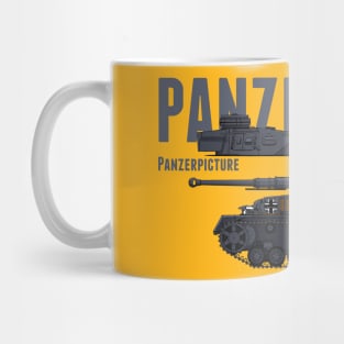 Panzer IV Ausf.F2 and F1 T-Shirt Mug